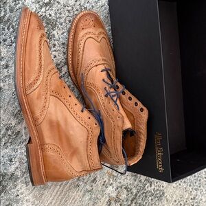 Allen Edmonds Men's Brown Wingtip Boots